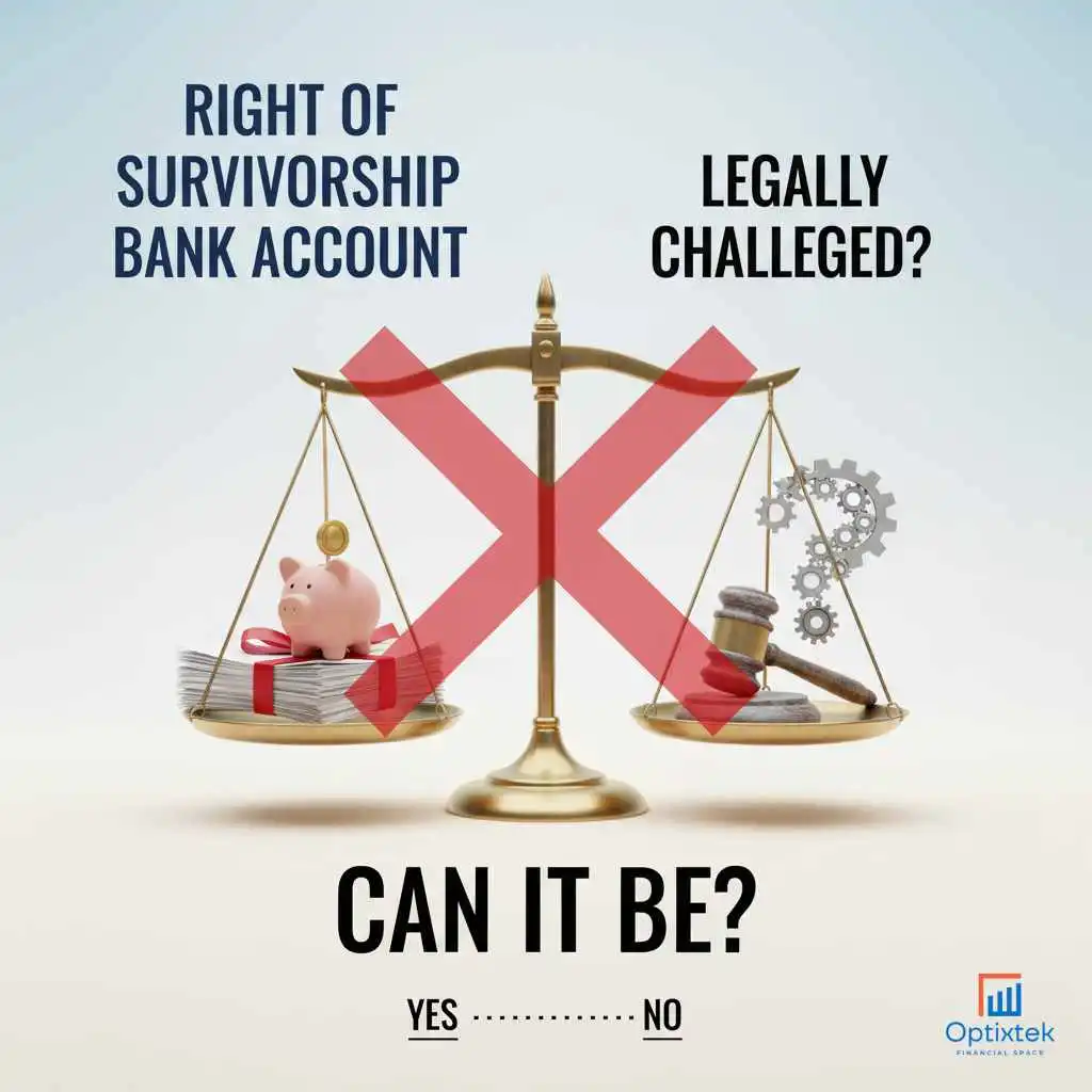 Can a Right Of Survivorship Bank Account Be Challenged Legally